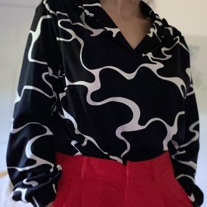 Vintage long sleeve blouse